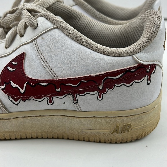 Nike Men's Air Force One AF82 Custom Sneaker Size  6 - Picture 5 of 10